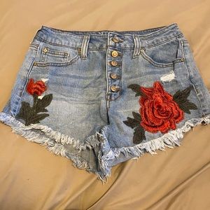 Embroidered Shorts